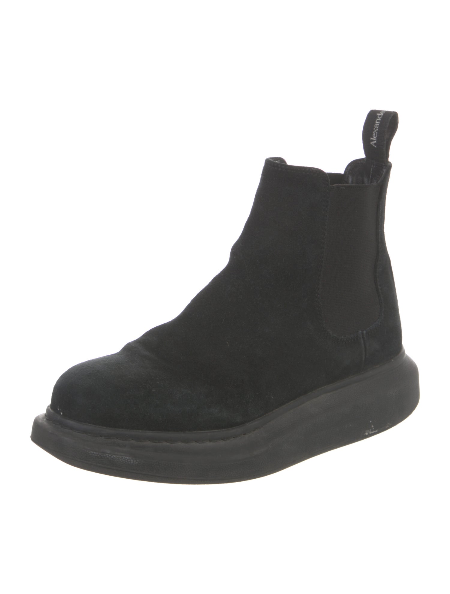 Alexander McQueen Suede Chelsea Boots