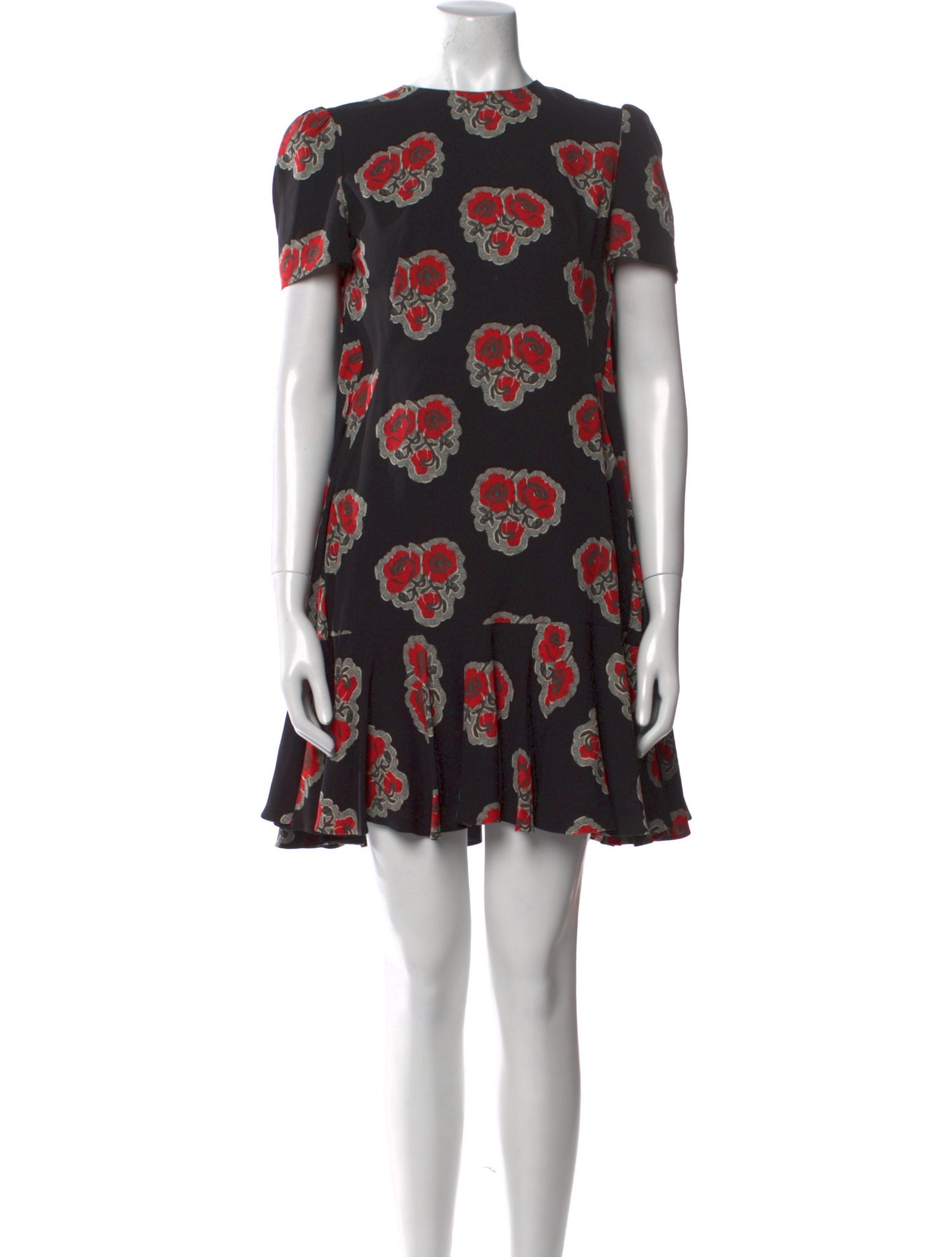 Alexander McQueen Silk Mini Dress