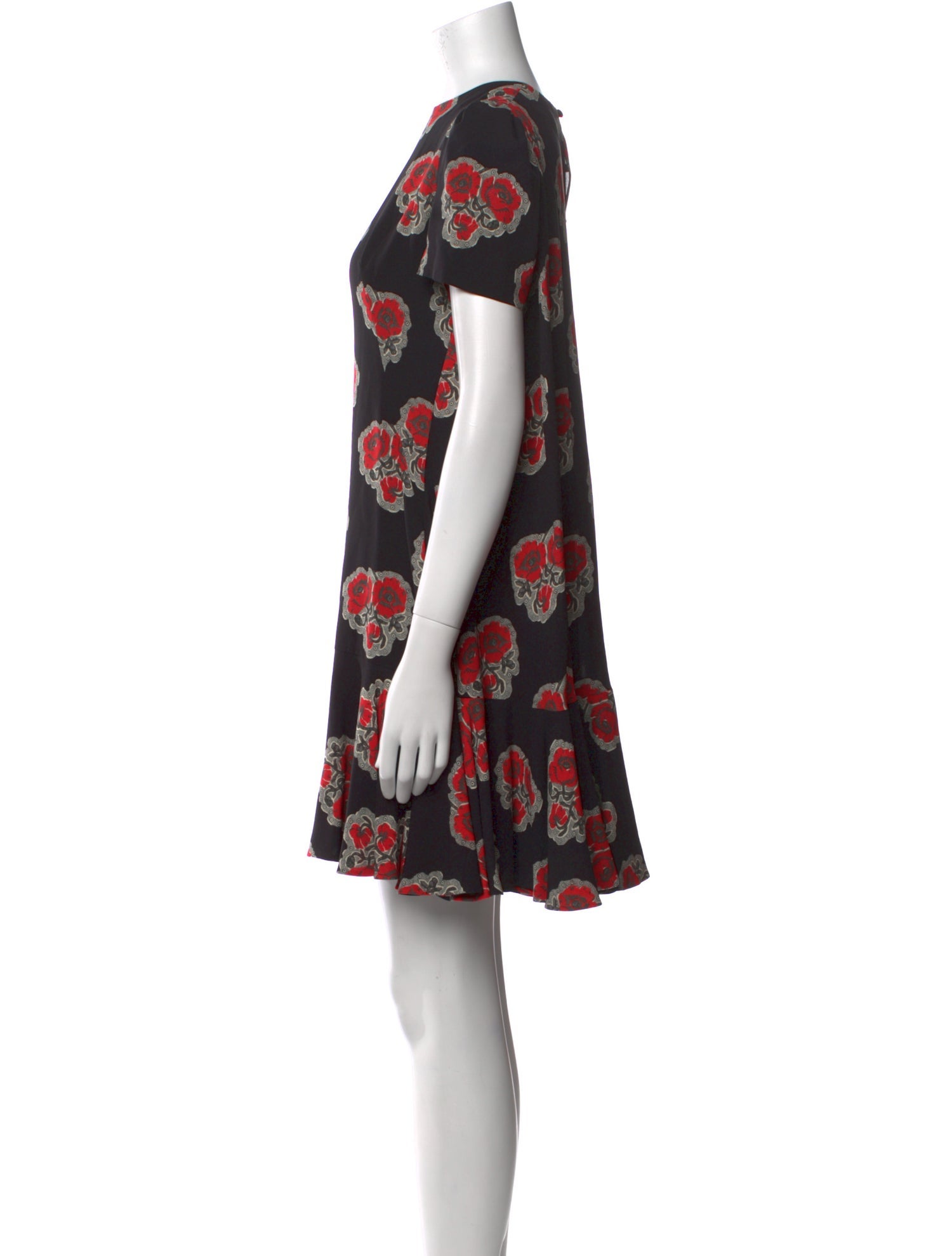 Alexander McQueen Silk Mini Dress