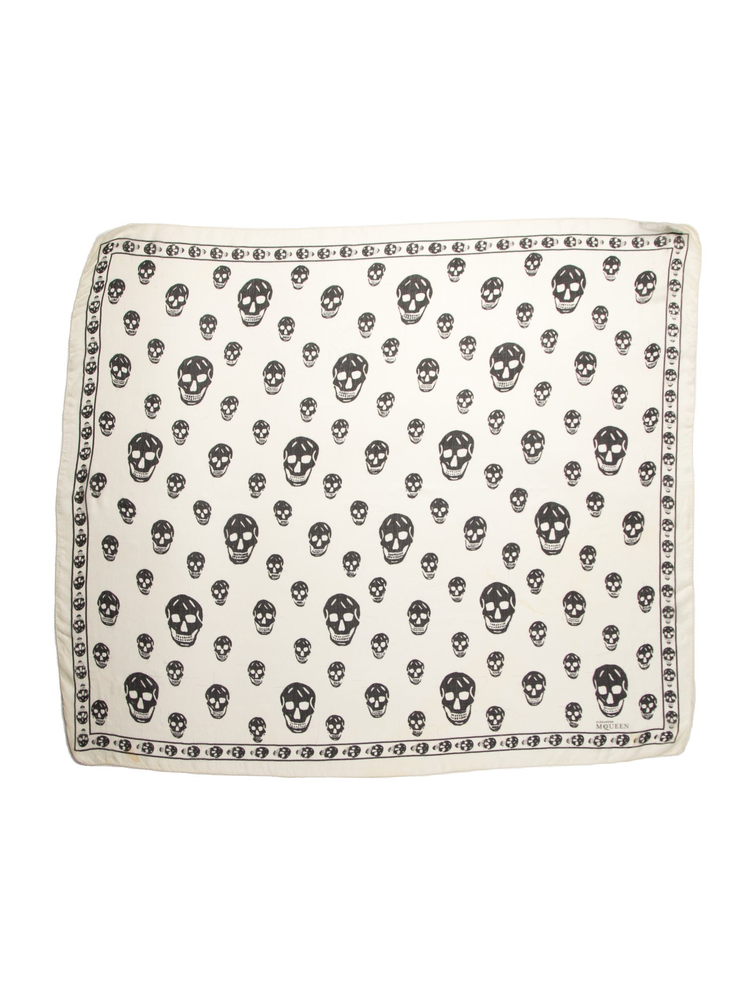 Alexander McQueen Silk Skull Scarf