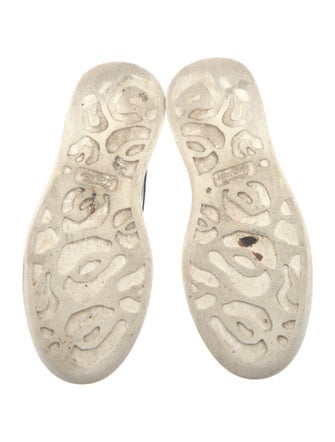 Alexander McQueen Leather Colorblock Pattern Sneakers