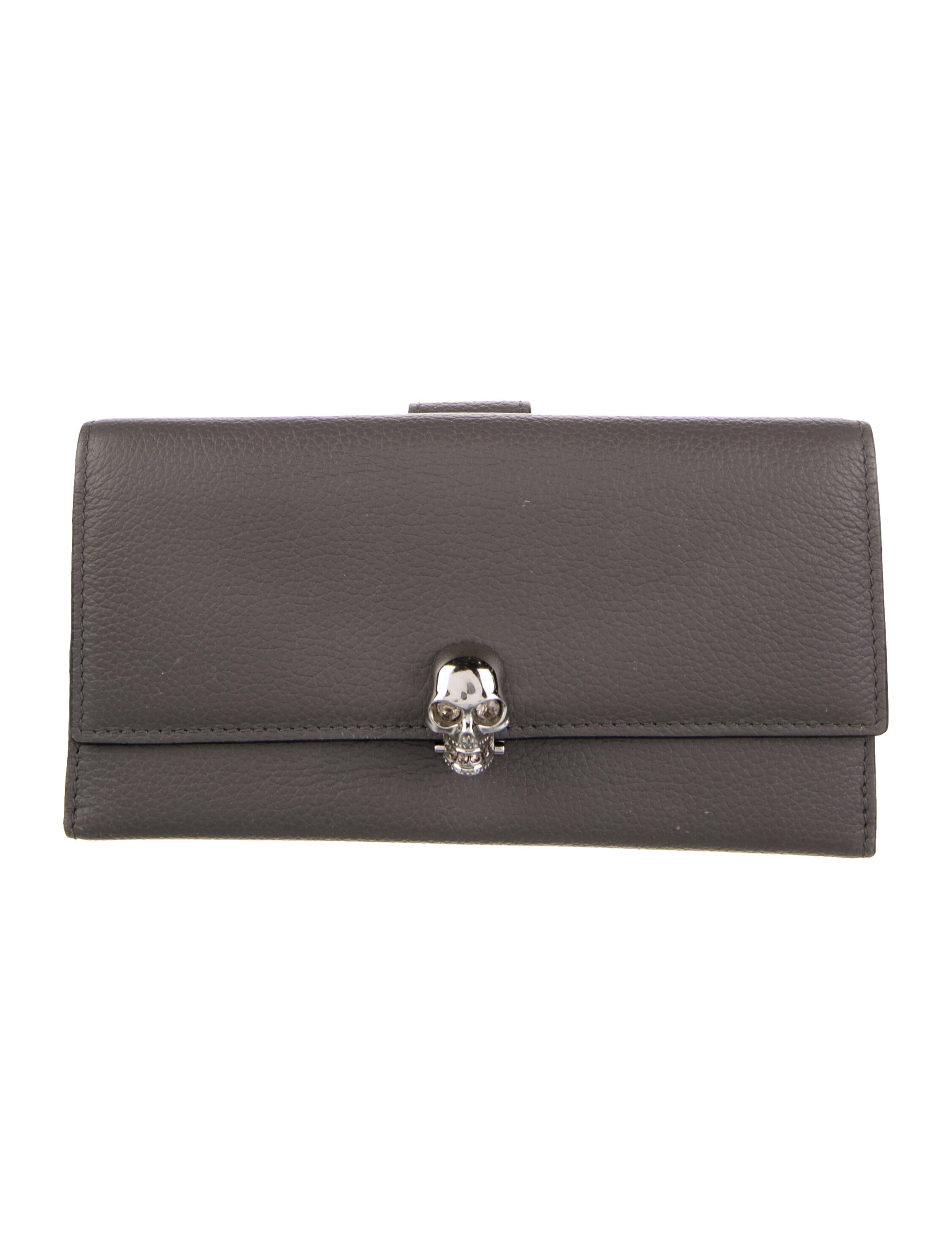 Alexander McQueen Skull Leather Continental Wallet