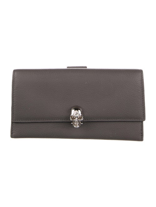 Alexander McQueen Skull Leather Continental Wallet