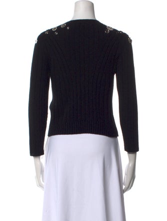 Alexander McQueen Wool Crew Neck Sweater