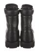 Alexander McQueen Leather Combat Boots