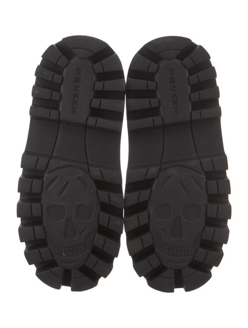 Alexander McQueen Leather Combat Boots