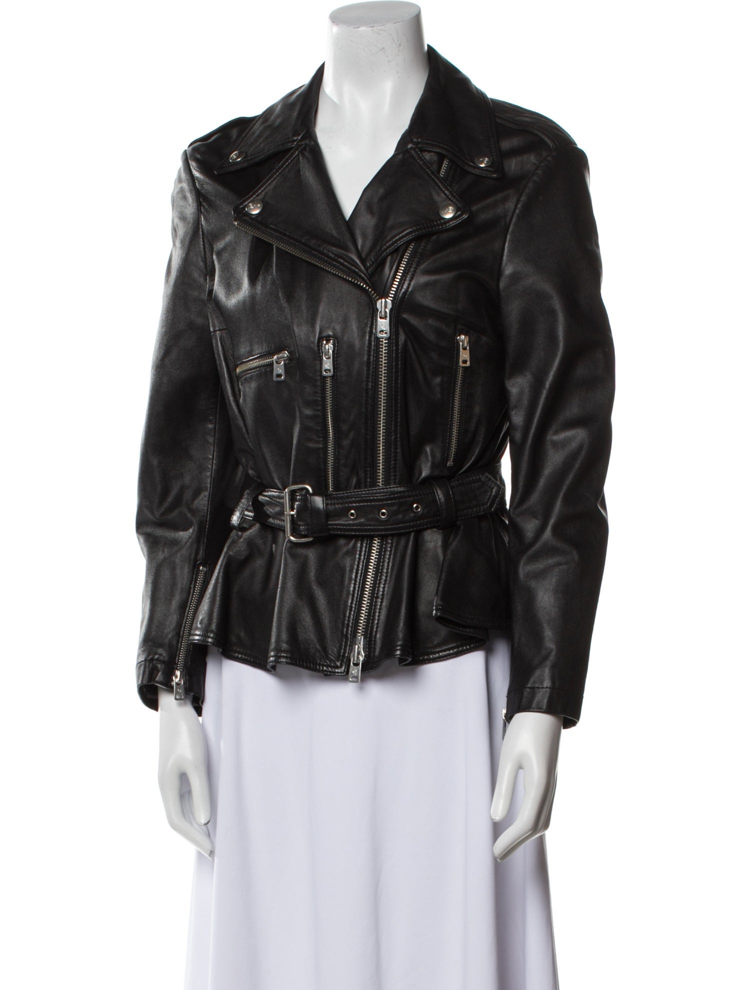 Alexander McQueen Leather Biker Jacket