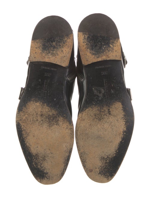 Alexander McQueen Leather Studded Accents Boots