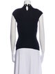 Alexander McQueen Wool Mock Neck Sweater