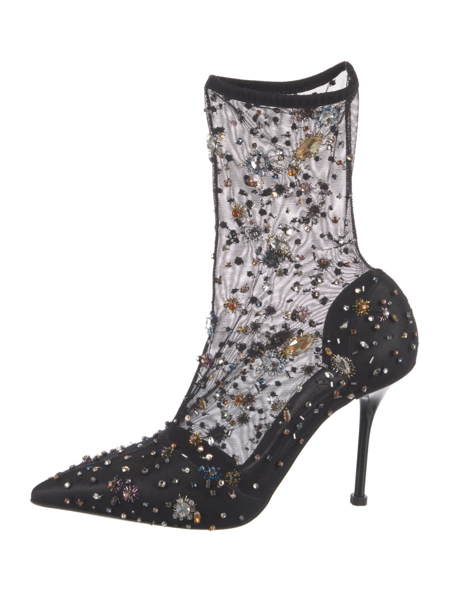 Alexander McQueen Mesh Sock Boots