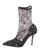 Alexander McQueen Mesh Sock Boots
