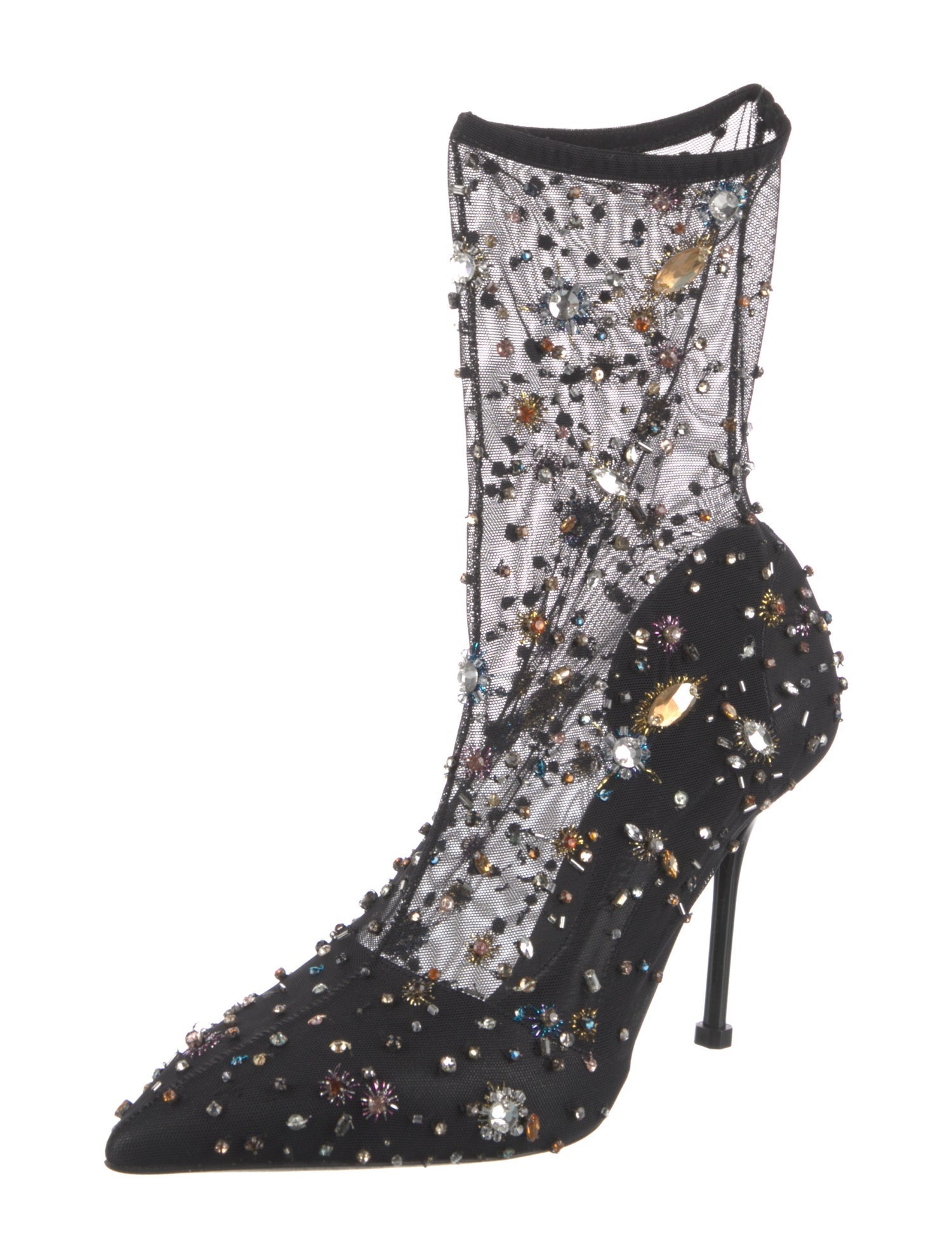 Alexander McQueen Mesh Sock Boots