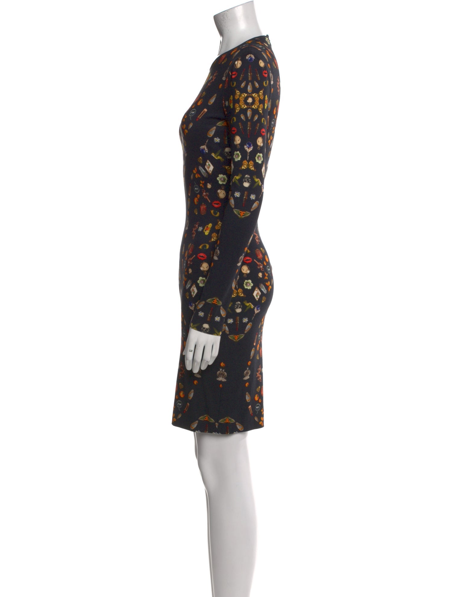 Alexander McQueen Printed Mini Dress