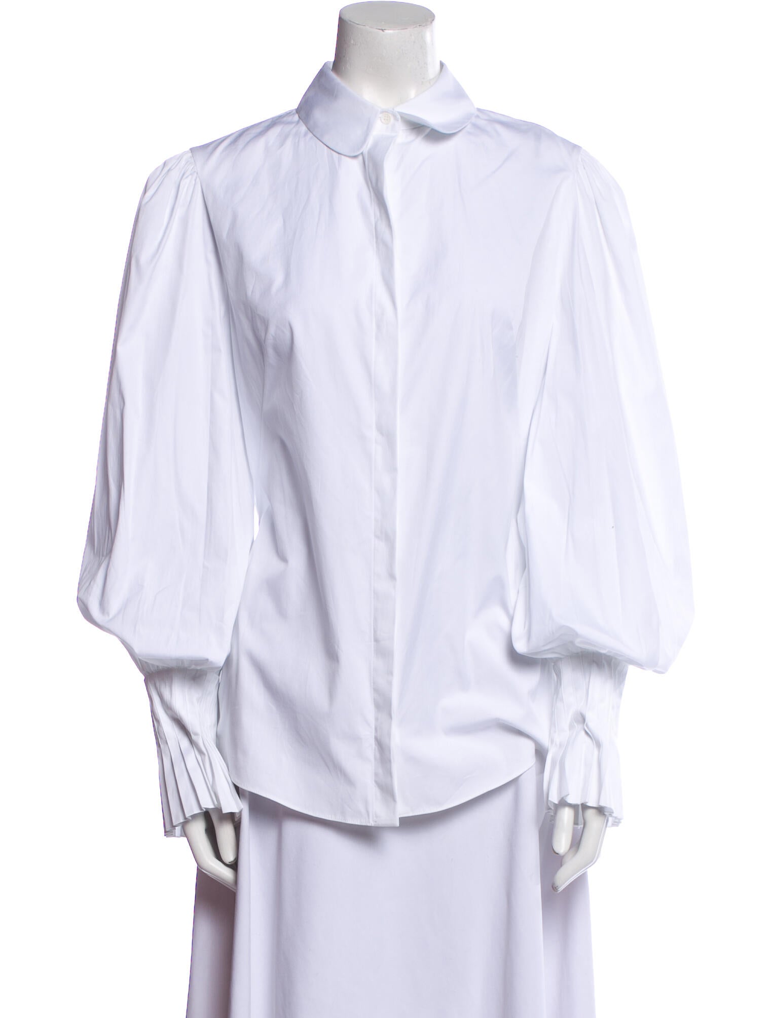 Alexander McQueen Long Sleeve Button-Up Top