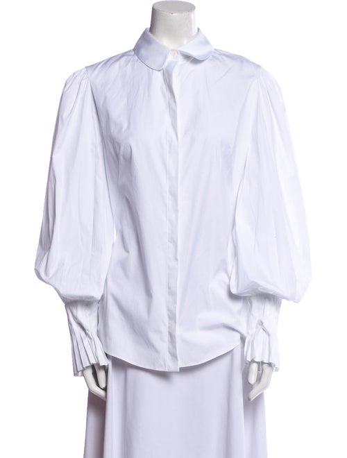 Alexander McQueen Long Sleeve Button-Up Top