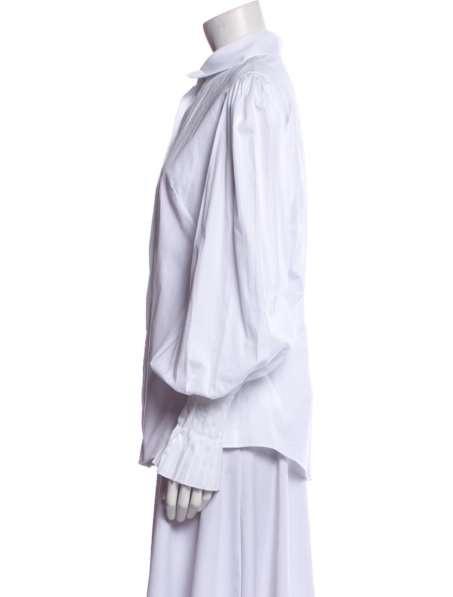 Alexander McQueen Long Sleeve Button-Up Top