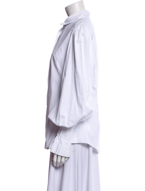 Alexander McQueen Long Sleeve Button-Up Top