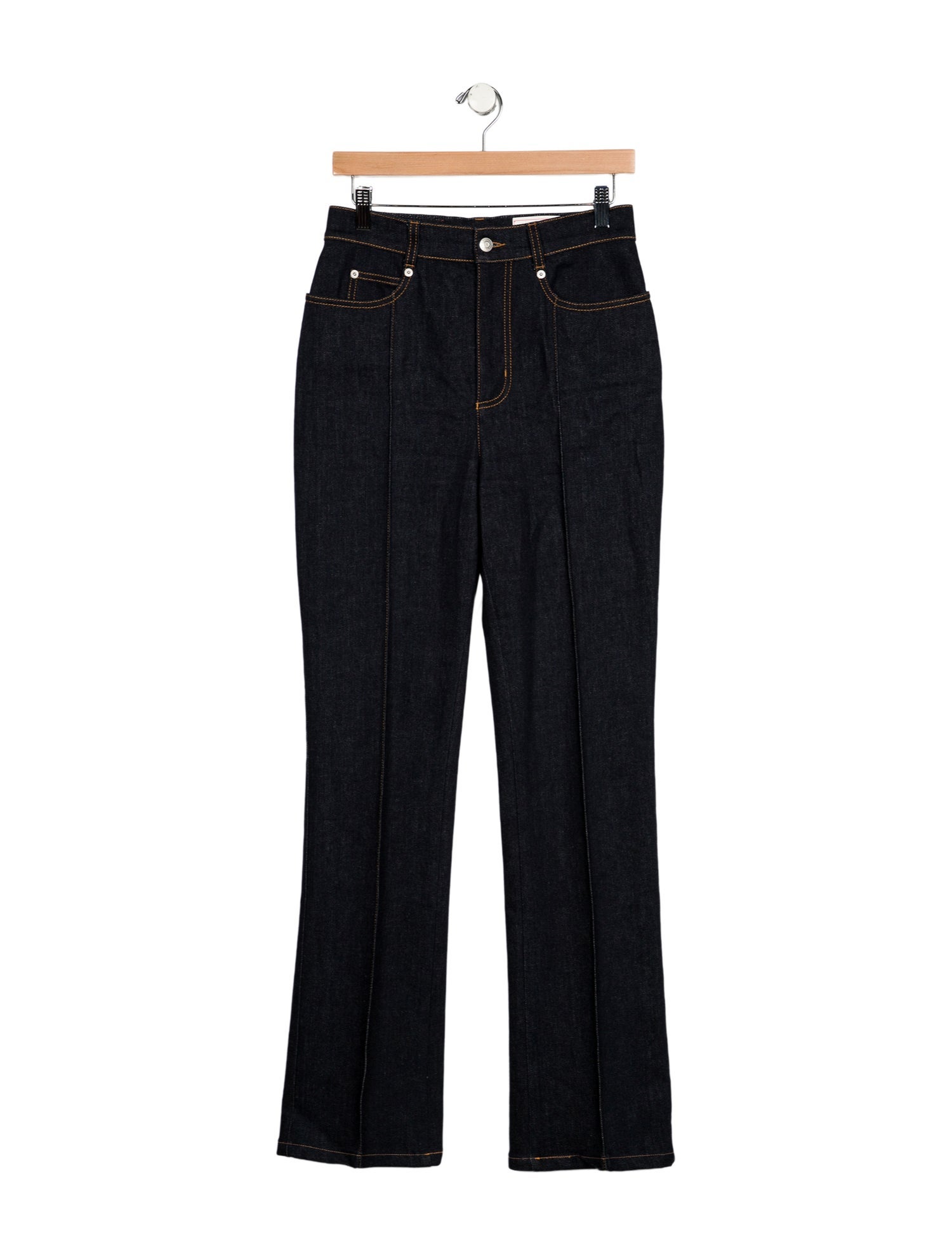Alexander McQueen High-Rise Wide Leg Jeans