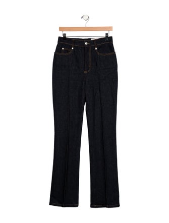 Alexander McQueen High-Rise Wide Leg Jeans