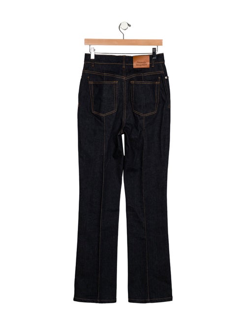 Alexander McQueen High-Rise Wide Leg Jeans