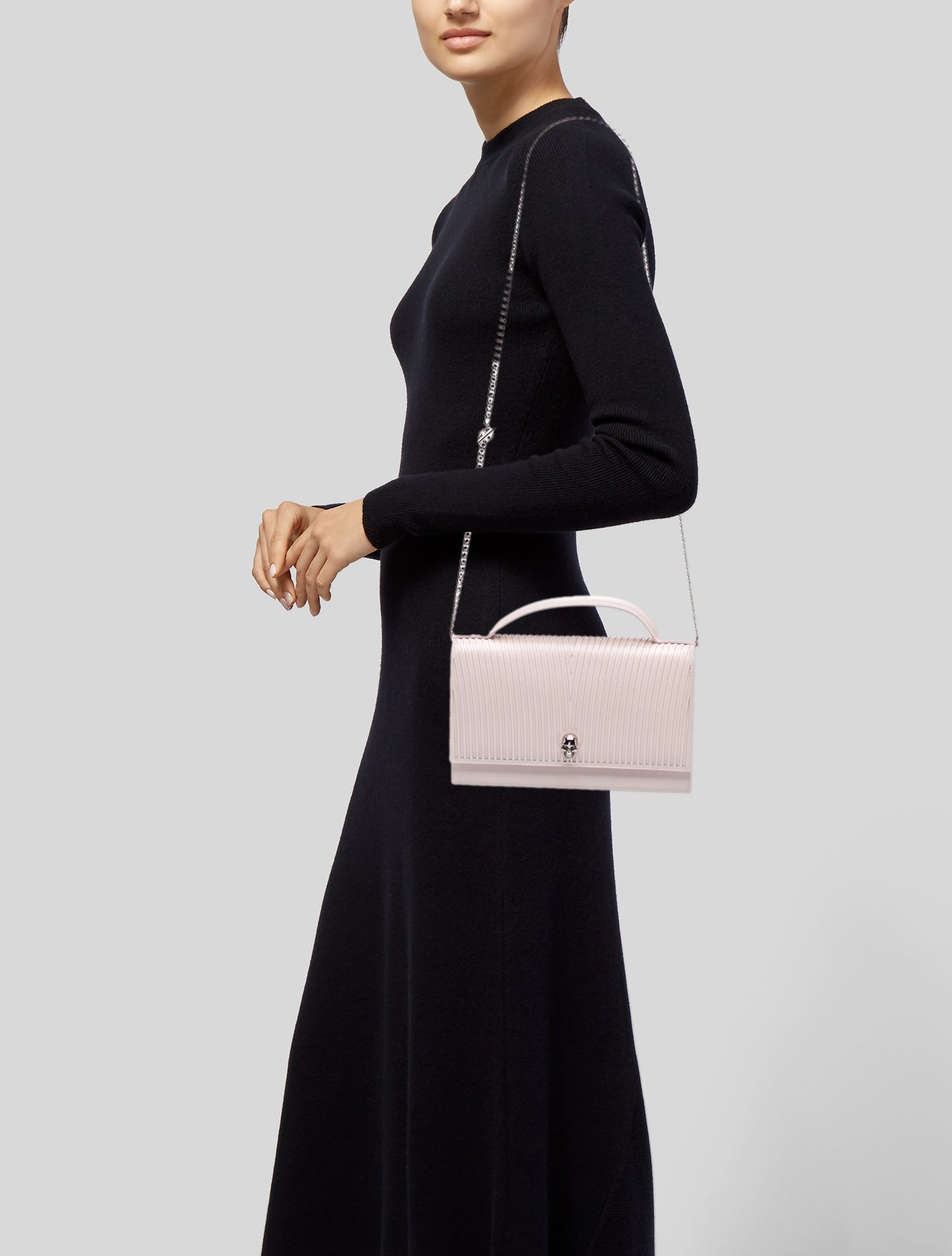 Alexander McQueen Leather Evening Bag