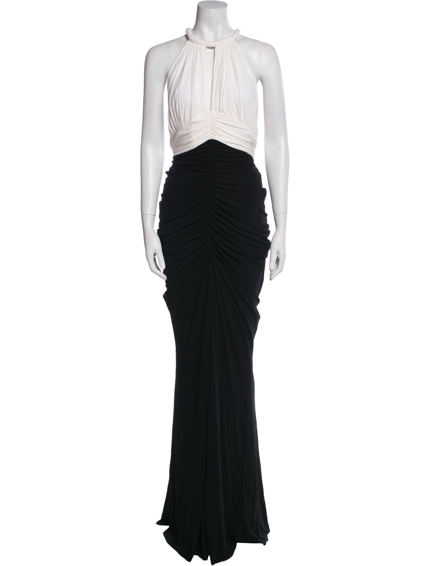Alexander McQueen Halterneck Long Dress