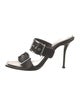 Alexander McQueen Leather Slides