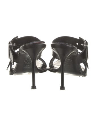 Alexander McQueen Leather Slides