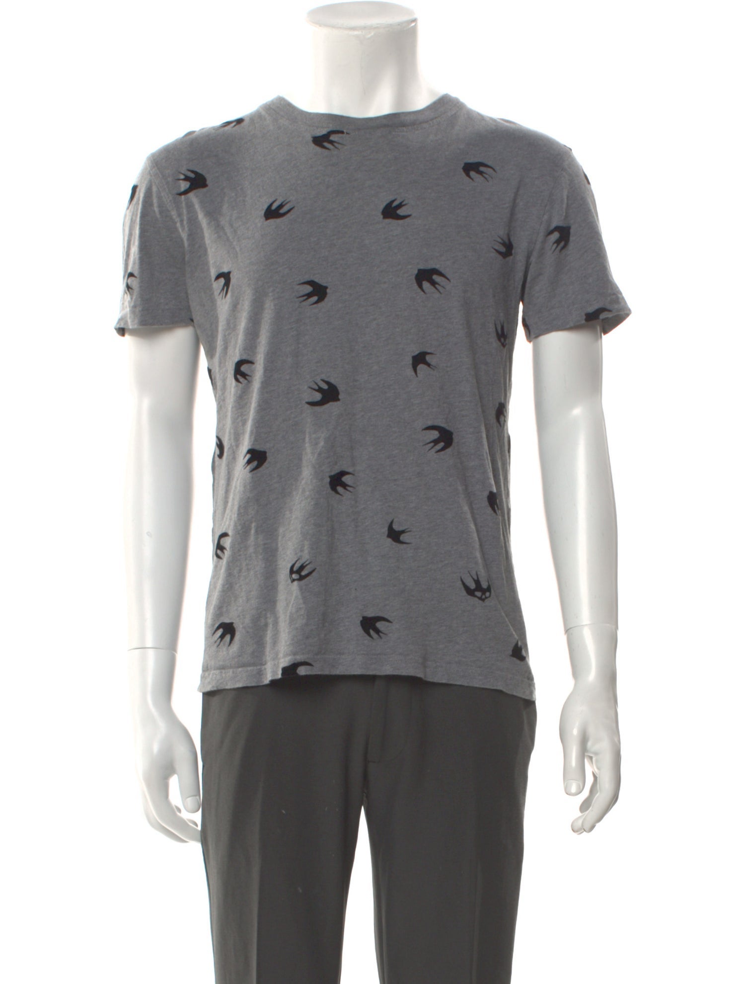 Alexander McQueen Graphic Print Crew Neck T-Shirt
