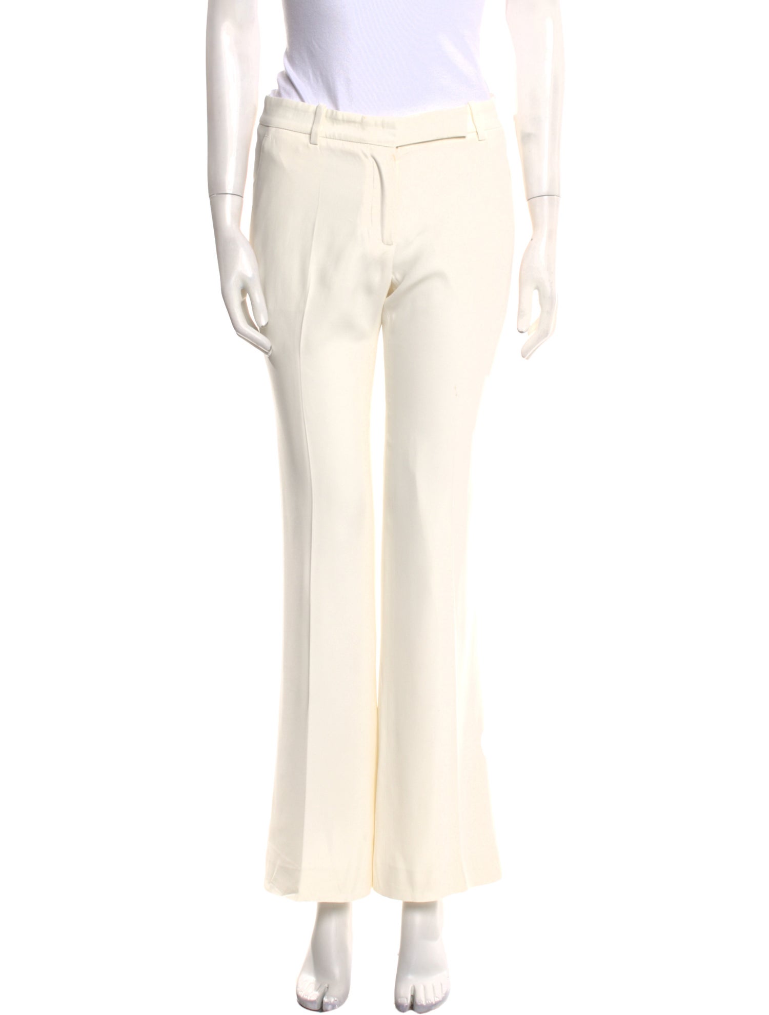 Alexander McQueen Wool Wide Leg Pants