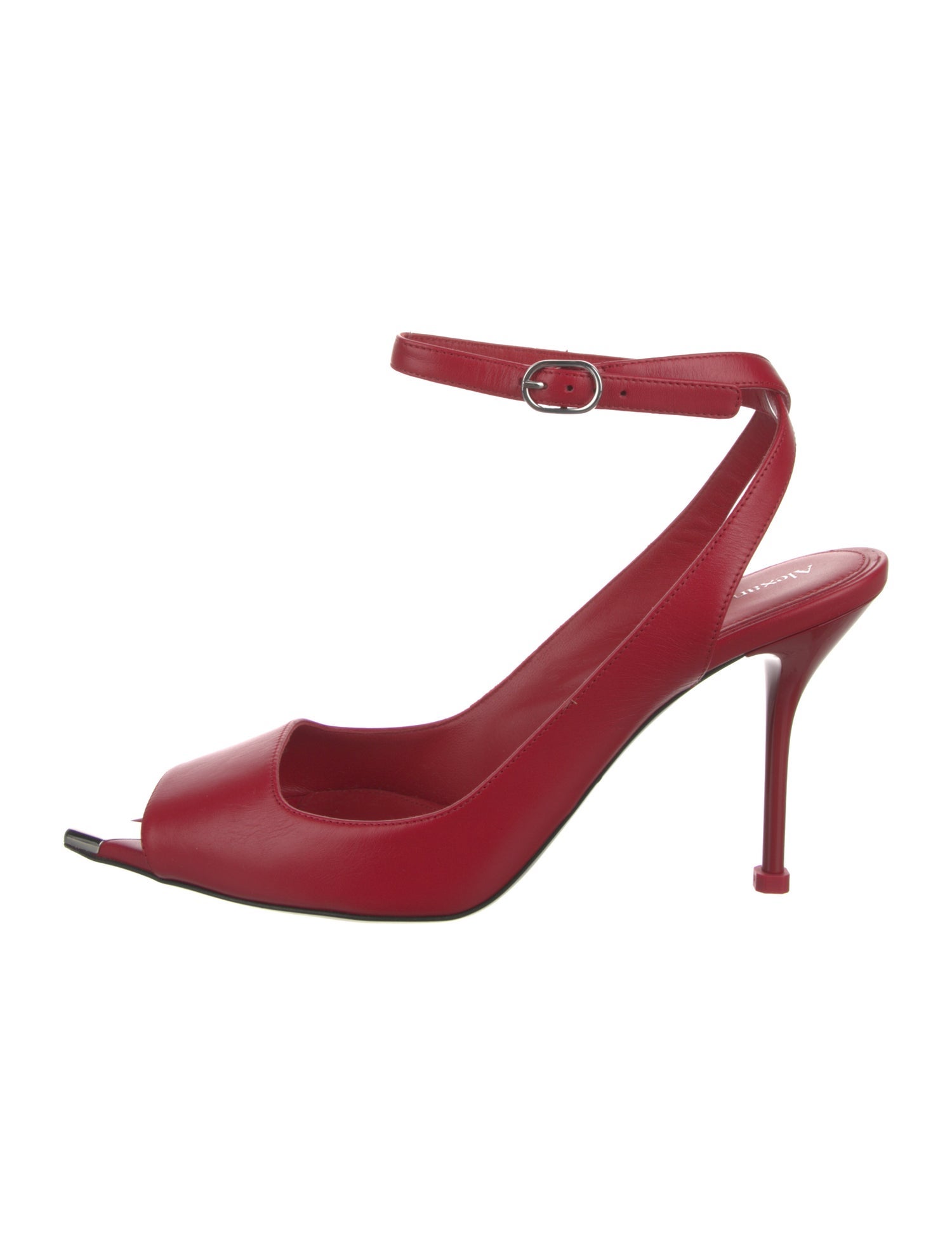 Alexander McQueen Leather Slingback Pumps