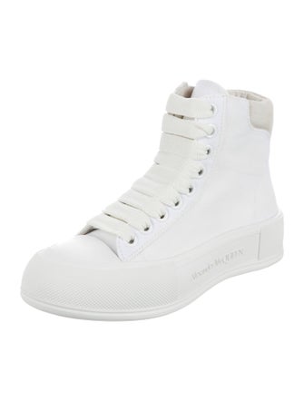 Alexander McQueen Rubber Colorblock Pattern Sneakers