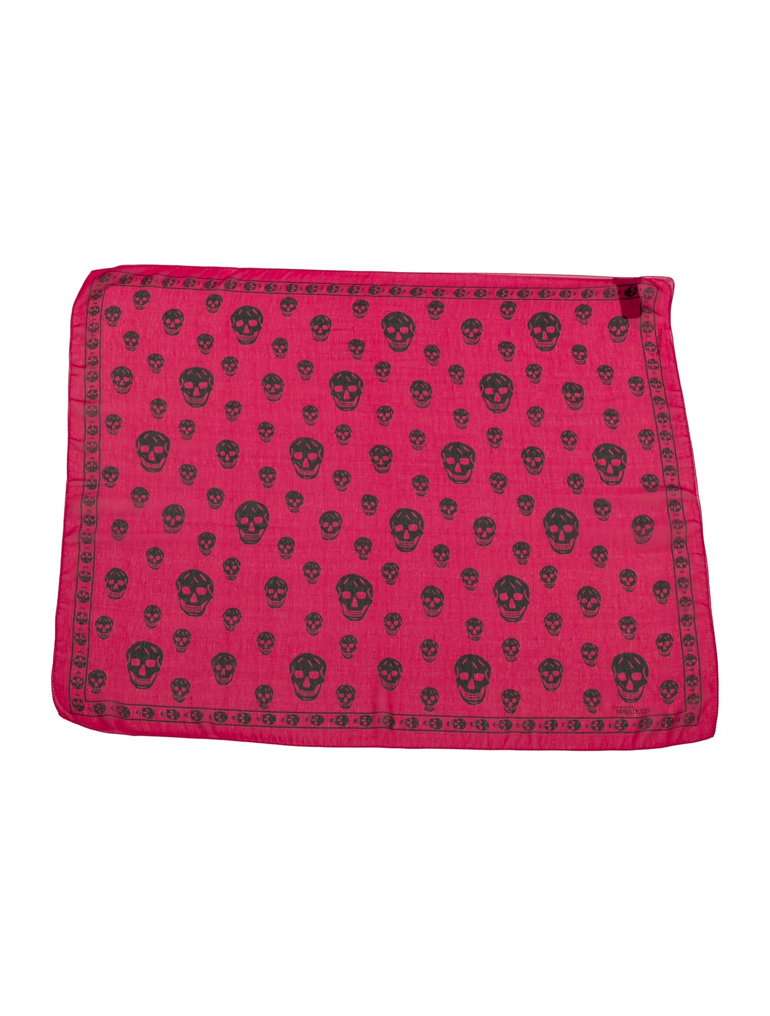 Alexander McQueen Silk Skull Scarf