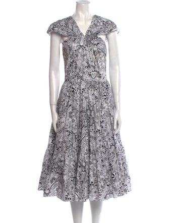 Alexander McQueen 2020 Midi Length Dress