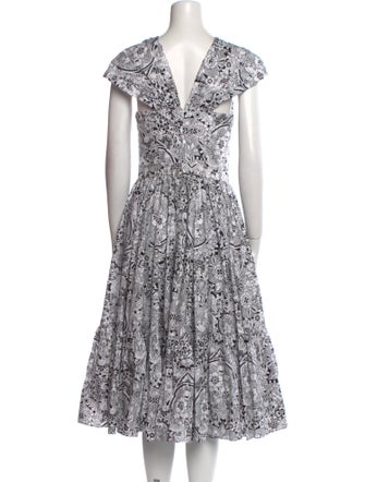Alexander McQueen 2020 Midi Length Dress
