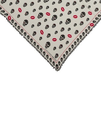 Alexander McQueen Silk Skull Scarf