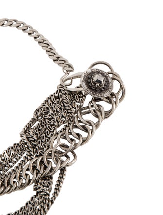 Alexander McQueen Wide Metal Waist Belt