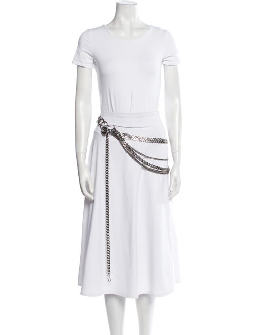 Alexander McQueen Wide Metal Waist Belt