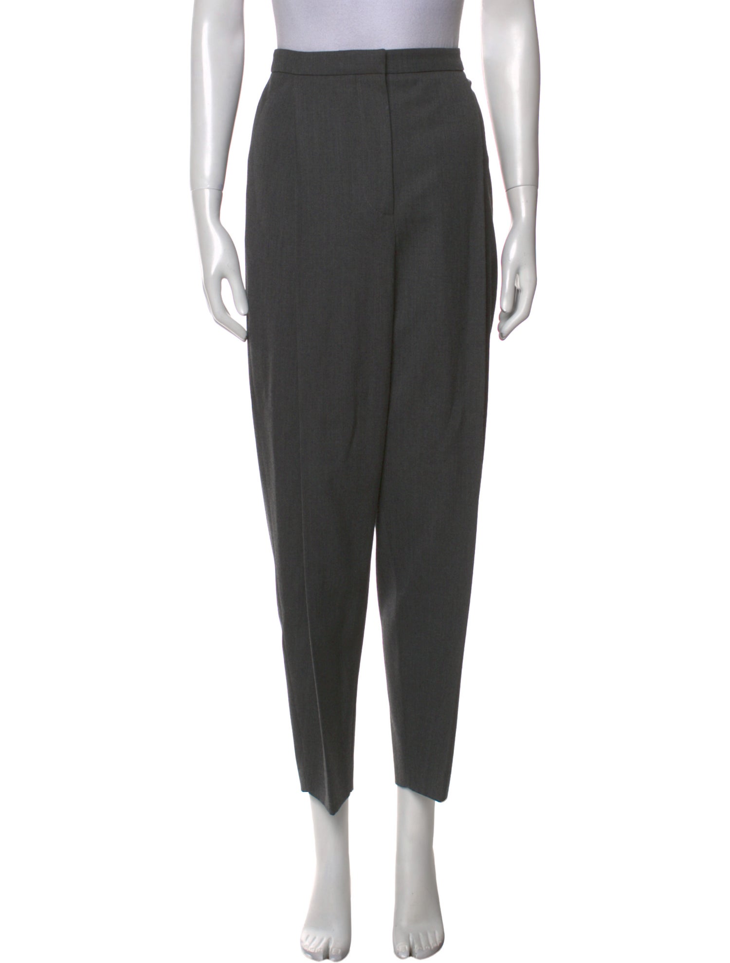 Alexander McQueen Wool Straight Leg Pants