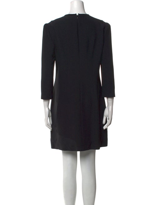 Alexander McQueen Crew Neck Mini Dress