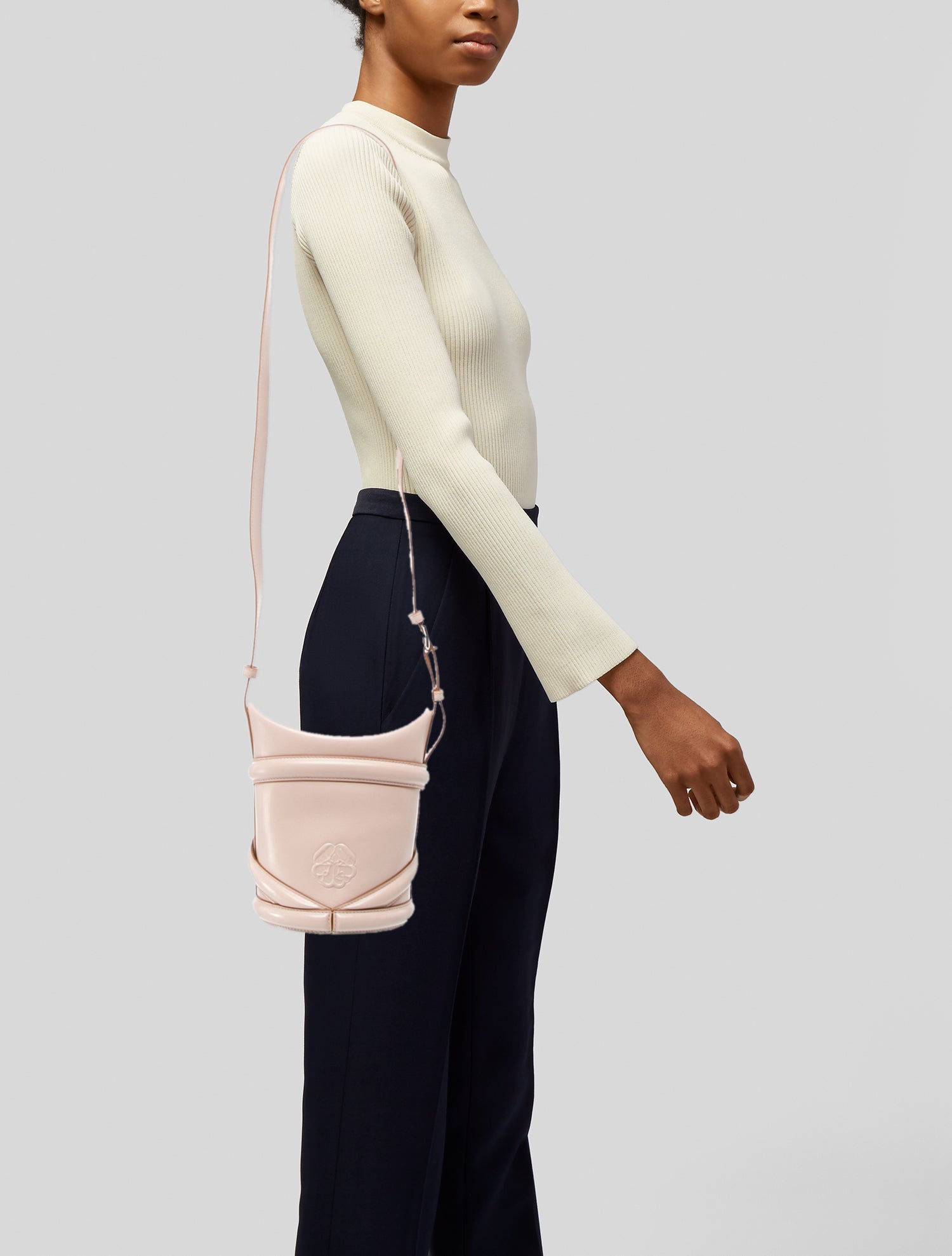 Alexander McQueen Leather Bucket Bag