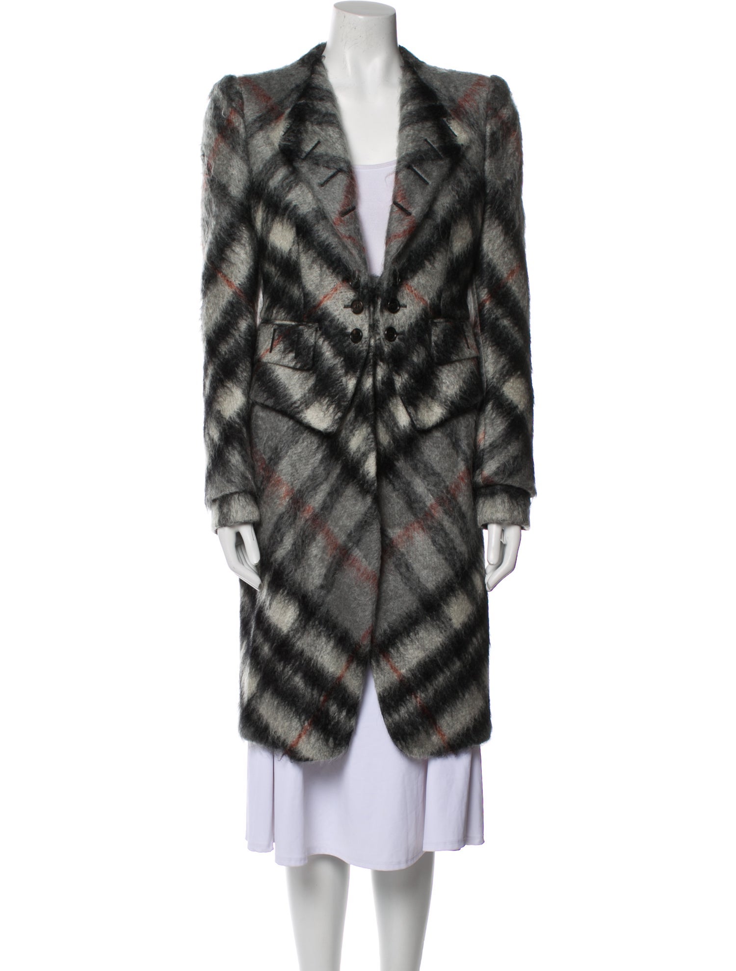 Alexander McQueen Vintage 2008 Faux Fur Coat