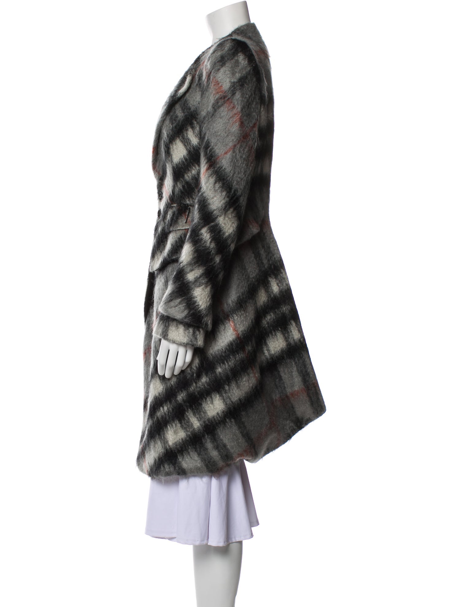 Alexander McQueen Vintage 2008 Faux Fur Coat