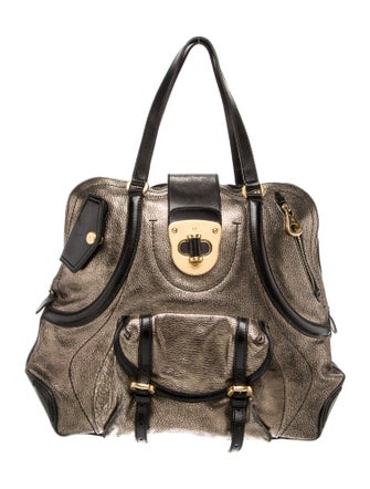 Alexander McQueen Leather Top Handle Bag