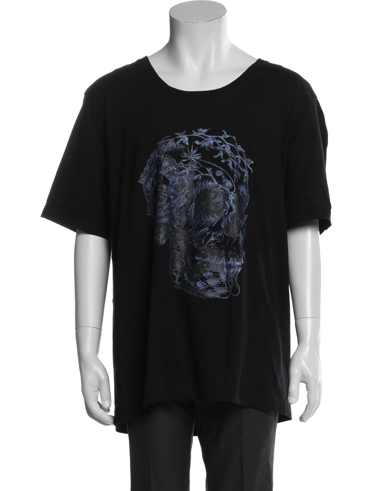 Alexander McQueen Graphic Print Crew Neck T-Shirt