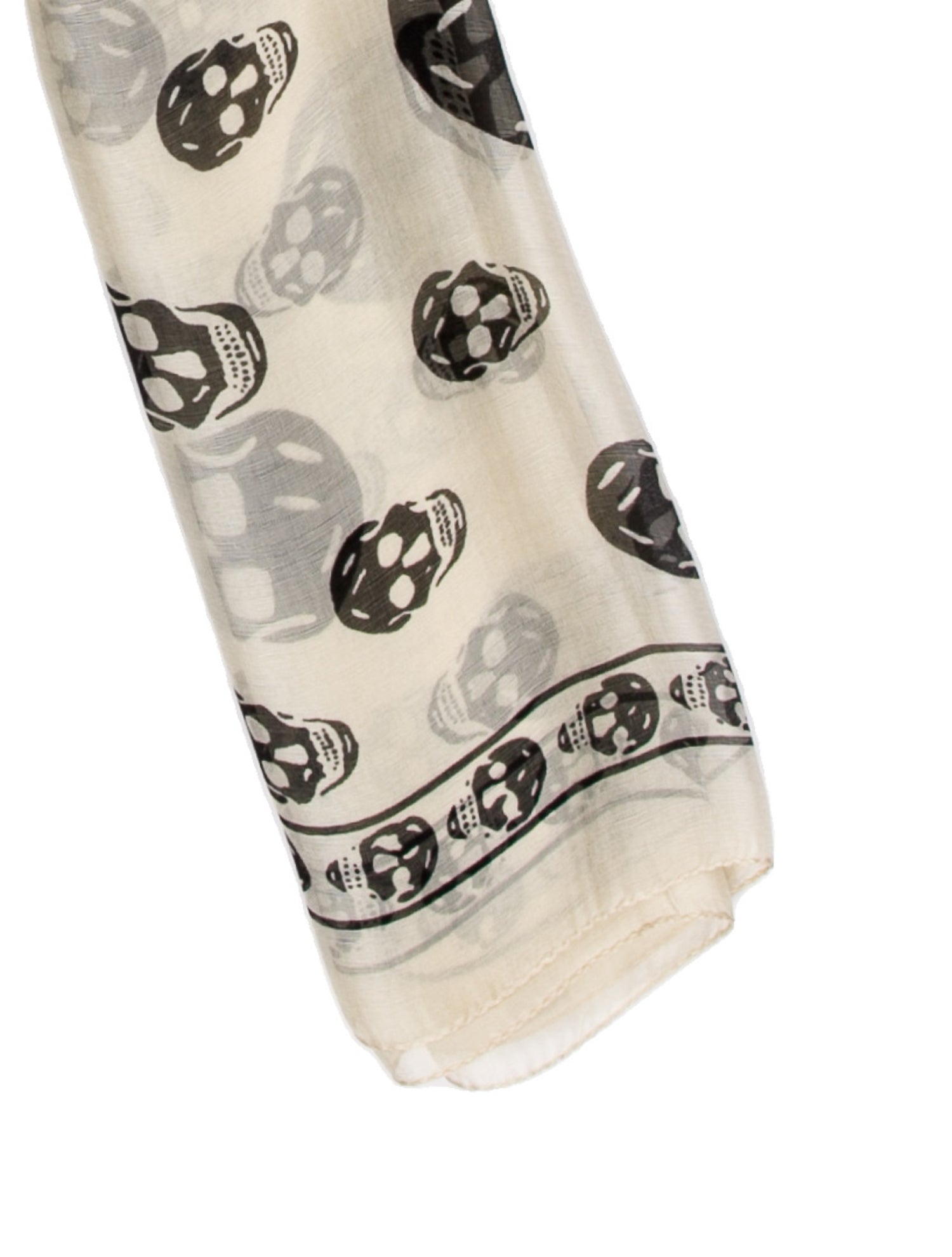 Alexander McQueen Silk Skull Scarf