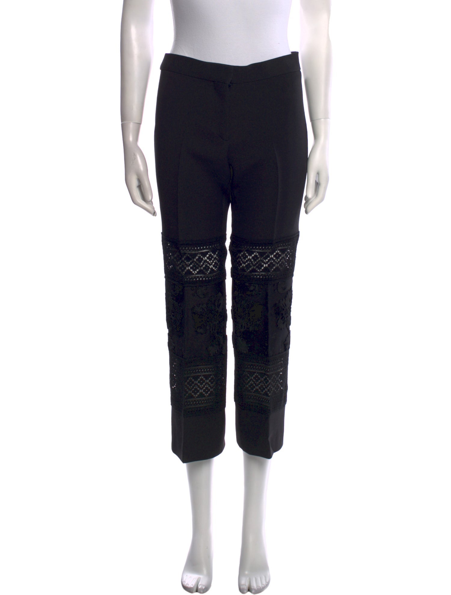 Alexander McQueen Wool Wide Leg Pants