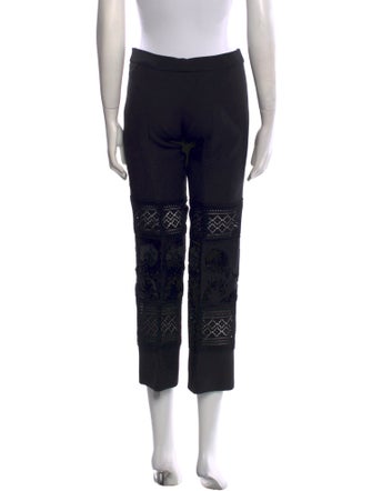 Alexander McQueen Wool Wide Leg Pants