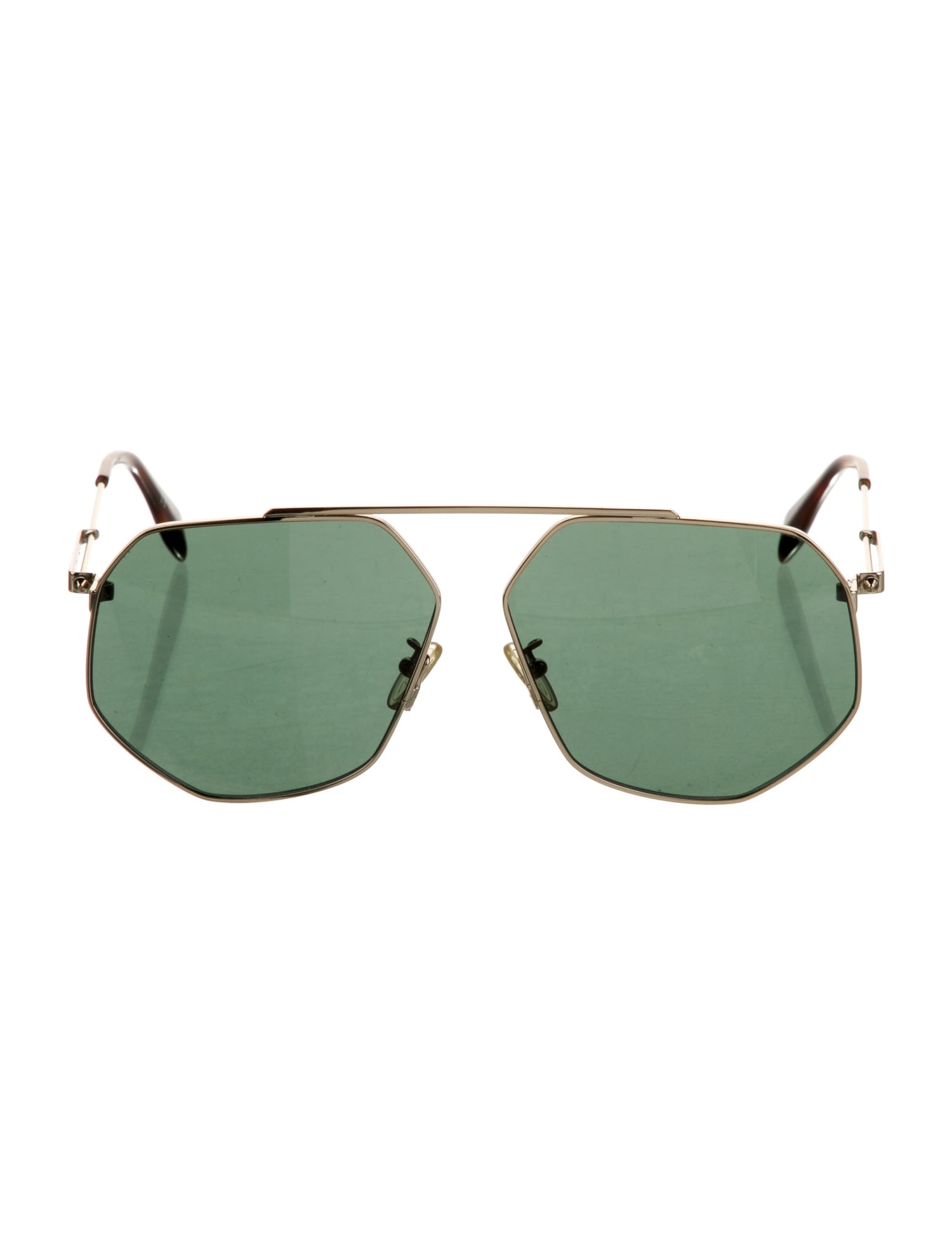 Alexander McQueen Aviator Tinted Sunglasses