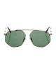Alexander McQueen Aviator Tinted Sunglasses